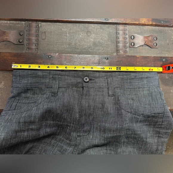 Marc Jacobs Linen High Waisted Cropped Pants with Back Zippers, size 8 - Picture 10 of 12